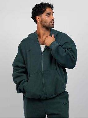 Unisex Comfrt Cloud Zip Hoodie- Pine